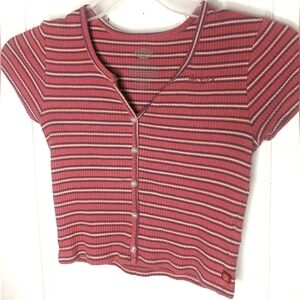 Dickies Women's Striped Crop Top